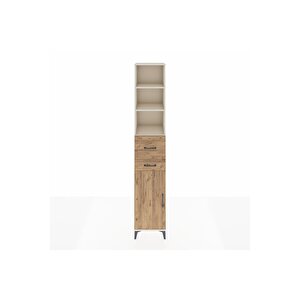 Hyperion Dolap 4 Raflı 2 Çekmeceli Tek Kapaklı 44x44x243 Aytaşı-çam
