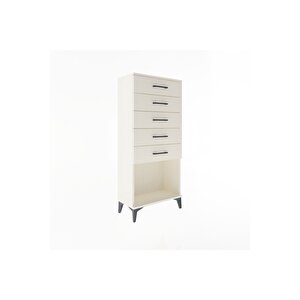 Arges Dolap 5 Çekmeceli 60x30x134 Aytaşı-aytaşı