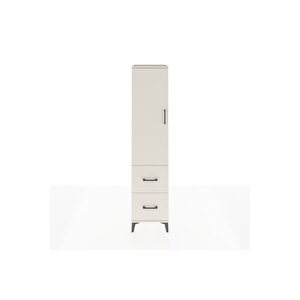 Hyperion Dolap 2 Raflı 2 Çekmeceli Tek Askılı 44x44x195 Aytaşı-aytaşı