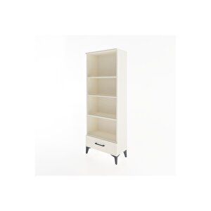 Arges Dolap 4 Raflı Tek Çekmeceli 60x30x163 Aytaşı-aytaşı