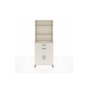 Arges Dolap 4 Raflı 2 Çekmeceli 2 Kapaklı 88x30x221 Aytaşı-aytaşı