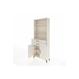 Arges Dolap 4 Raflı 2 Çekmeceli 2 Kapaklı 88x30x221 Aytaşı-aytaşı
