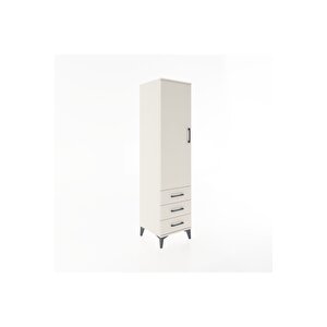 Hyperion Dolap 2 Raflı 3 Çekmeceli Tek Kapaklı 44x44x182 Aytaşı-aytaşı