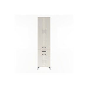 Arges Dolap 5 Raflı 3 Çekmeceli 4 Kapaklı 60x30x243 Aytaşı-aytaşı