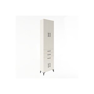 Arges Dolap 5 Raflı 3 Çekmeceli 4 Kapaklı 60x30x243 Aytaşı-aytaşı