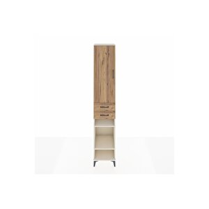 Hyperion Dolap 6 Raflı 2 Çekmeceli Tek Kapaklı 44x44x243 Aytaşı-çam