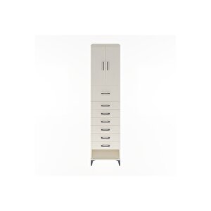 Hyperion Dolap 2 Raflı 7 Çekmeceli 2 Kapaklı 60x44x243 Aytaşı-aytaşı