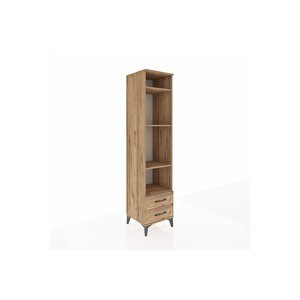 Hyperion Dolap 4 Raflı 2 Çekmeceli 44x44x195 Çam-çam