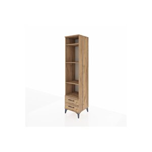 Hyperion Dolap 4 Raflı 2 Çekmeceli 44x44x195 Çam-çam