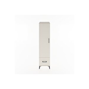 Hyperion Dolap 4 Raflı Tek Çekmeceli Tek Kapaklı 44x44x182 Aytaşı-aytaşı