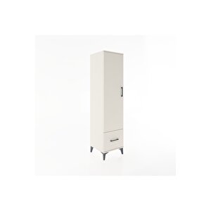 Hyperion Dolap 4 Raflı Tek Çekmeceli Tek Kapaklı 44x44x182 Aytaşı-aytaşı