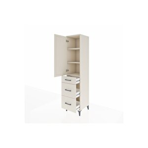 Hyperion Dolap 3 Raflı 3 Çekmeceli 44x44x195 Aytaşı-aytaşı