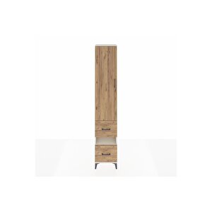 Hyperion Dolap 3 Raflı 2 Çekmeceli Tek Askılı 44x44x243 Aytaşı-çam