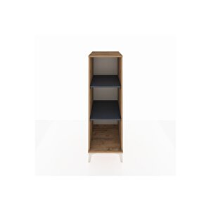 Kronos Dolap 2 Raflı 44x59x134 Çam-antrasit