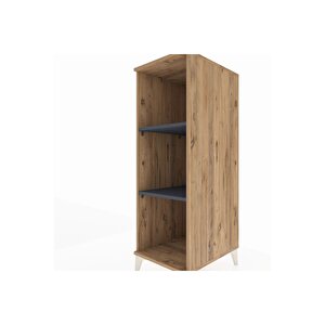 Kronos Dolap 2 Raflı 44x59x134 Çam-antrasit