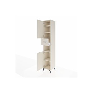 Hyperion Dolap 5 Raflı Tek Çekmeceli 2 Kapaklı 44x44x243 Aytaşı-aytaşı