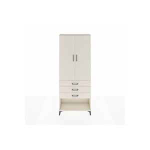 Arges Dolap 3 Raflı 3 Çekmeceli 2 Kapaklı 88x30x221 Aytaşı-aytaşı