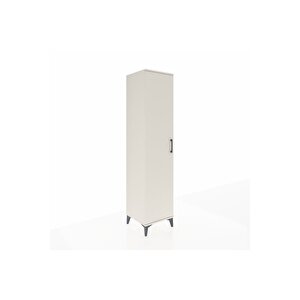 Hyperion Dolap 3 Raflı Tek Kapaklı Tek Askılı 44x44x195 Aytaşı-aytaşı