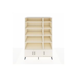 Kronos Dolap 10 Raflı 3 Kapaklı 132x59x195 Aytaşı-aytaşı/aytaşı