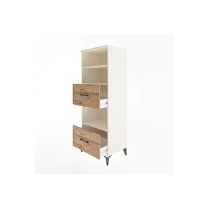 Hyperion Dolap 3 Raflı 2 Çekmeceli 60x44x163 Aytaşı-çam