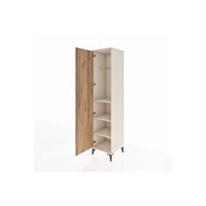 Hyperion Dolap 3 Raflı Tek Kapaklı Tek Askılı 44x44x195 Aytaşı-çam