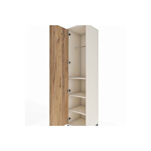 Hyperion Dolap 3 Raflı Tek Kapaklı Tek Askılı 44x44x195 Aytaşı-çam