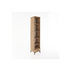 Hyperion Dolap 5 Raflı Tek Çekmeceli 44x44x221 Çam-çam