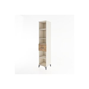Hyperion Dolap 4 Raflı Tek Çekmeceli 44x44x221 Aytaşı-çam