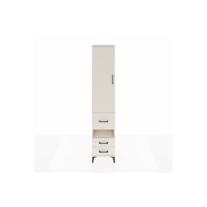 Arges Dolap 4 Raflı 3 Çekmeceli Tek Kapaklı 44x30x221 Aytaşı-aytaşı