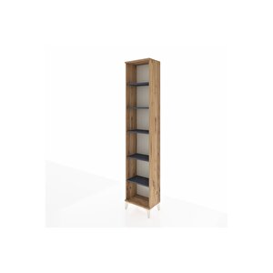 Arges Dolap 5 Raflı 44x30x221 Çam-antrasit