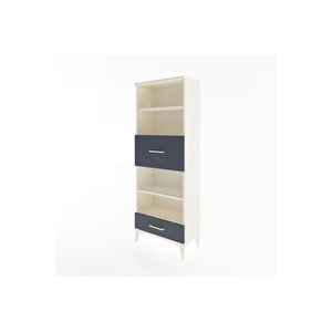 Arges Dolap 4 Raflı 2 Çekmeceli 60x30x163 Aytaşı-antrasit