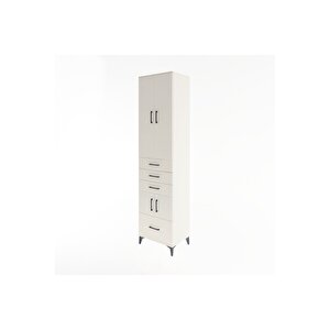 Hyperion Dolap 4 Raflı 4 Çekmeceli 4 Kapaklı 60x44x243 Aytaşı-aytaşı