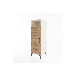 Hyperion Dolap 2 Raflı 2 Çekmeceli Tek Kapaklı 44x44x134 Aytaşı-çam