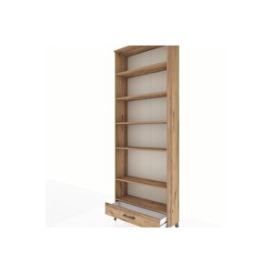 Arges Dolap 6 Raflı Tek Çekmeceli 88x30x243 Çam-çam