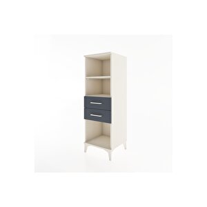 Hyperion Dolap 2 Raflı 2 Çekmeceli 44x44x134 Aytaşı-antrasit