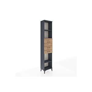 Arges Dolap 3 Raflı 3 Çekmeceli 44x30x221 Antrasit-çam