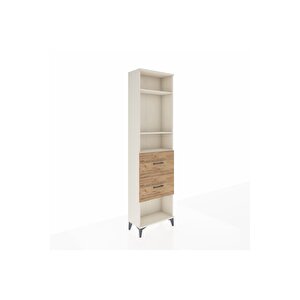 Arges Dolap 3 Raflı 2 Çekmeceli 60x30x221 Aytaşı-çam