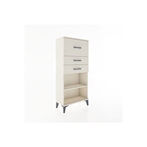 Hyperion Dolap Tek Raflı 3 Çekmeceli 60x44x134 Aytaşı-aytaşı