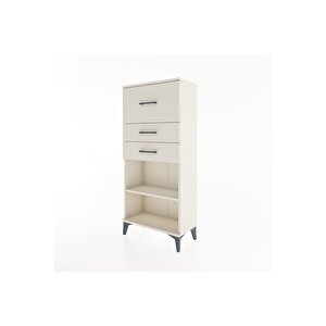 Hyperion Dolap Tek Raflı 3 Çekmeceli 60x44x134 Aytaşı-aytaşı