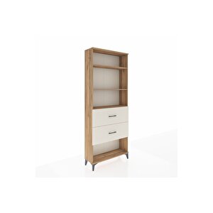 Arges Dolap 3 Raflı 2 Çekmeceli 88x30x221 Çam-aytaşı
