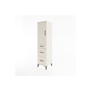 Hyperion Dolap 2 Raflı 3 Çekmeceli Tek Kapaklı 44x44x182 Aytaşı-aytaşı