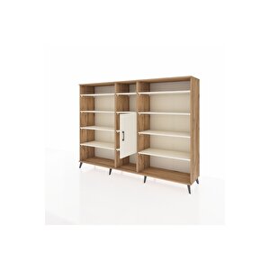 Hyperion Dolap 12 Raflı Tek Kapaklı  220x44x163 Çam-aytaşı