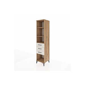 Hyperion Dolap 3 Raflı 3 Çekmeceli 44x44x195 Çam-aytaşı