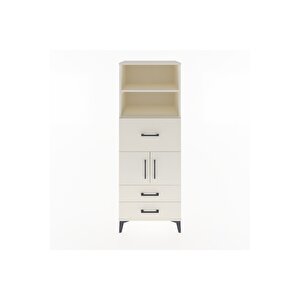 Hyperion Dolap 3 Raflı 3 Çekmeceli 2 Kapaklı 60x44x163 Aytaşı-aytaşı