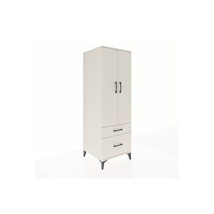 Kronos Dolap 4 Raflı 2 Çekmeceli 2 Kapaklı 60x59x182 Aytaşı-aytaşı