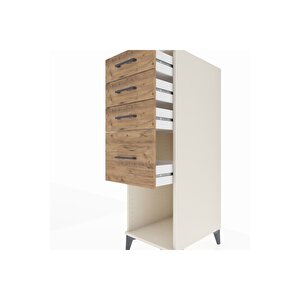 Kronos Dolap 4 Çekmeceli 44x59x134 Aytaşı-çam