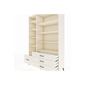 Hyperion Gardrop 9 Raflı 4 Çekmeceli  132x44x195 Aytaşı-aytaşı