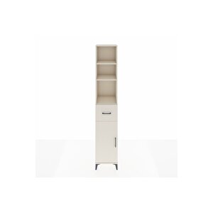 Hyperion Dolap 4 Raflı Tek Çekmeceli Tek Kapaklı 44x44x243 Aytaşı-aytaşı