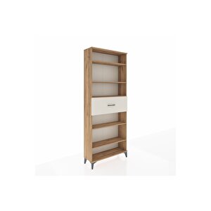 Arges Dolap 5 Raflı Tek Çekmeceli 88x30x221 Çam-aytaşı