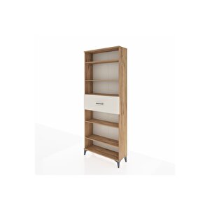 Arges Dolap 5 Raflı Tek Çekmeceli 88x30x221 Çam-aytaşı